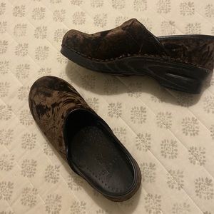 Velvet Dansko Clogs